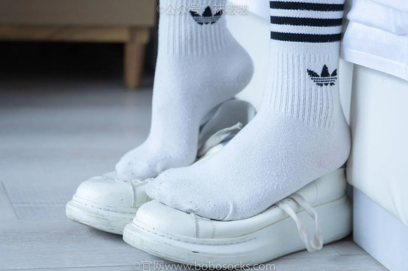 [BoBoSocks袜啵啵]NO.003 果冻-麦昆鞋、白色脏棉袜 [133P]插图5